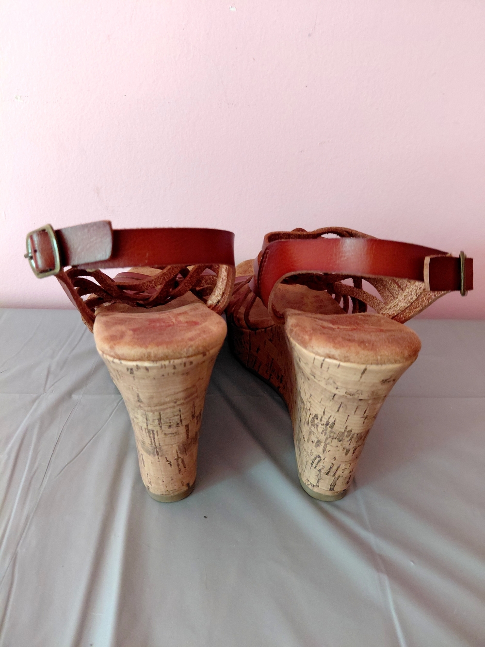 NEW without Tag Jellypop Boulevard Sz 7.5 Wedge Sandal 4 Inch Heel. - Picture 13 of 14